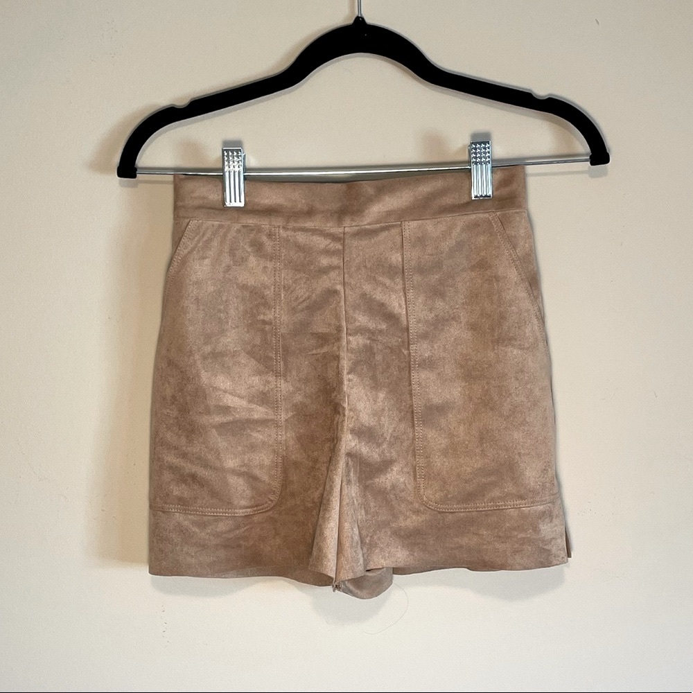 Aritizia’s Wilfred Faux Suede Shorts
